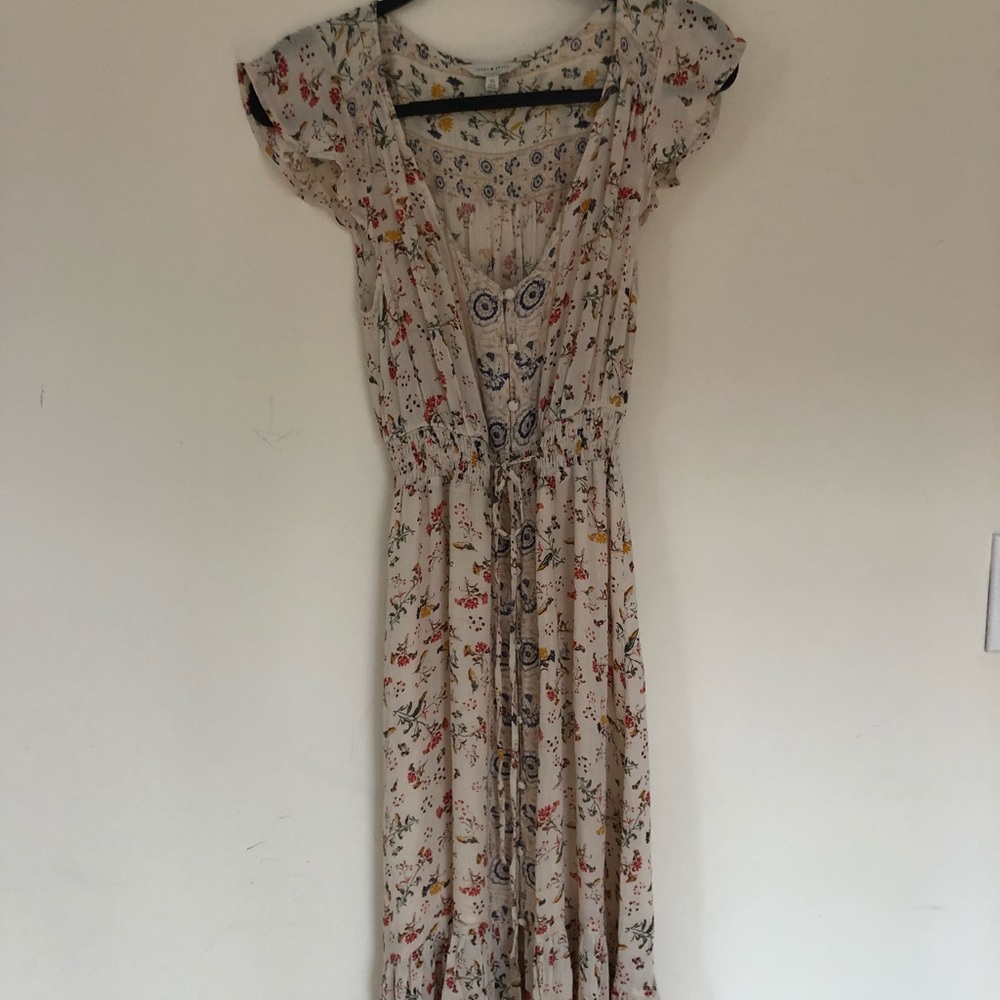 Lucky brand floral high-low summer dress